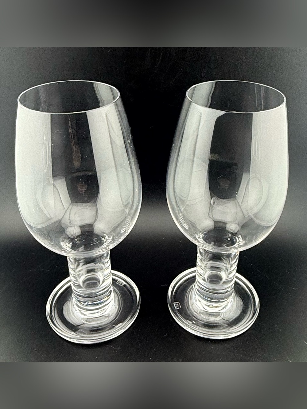2 Riedel Vinum hollow stem Tasting Glasses. 9-10 oz glasses